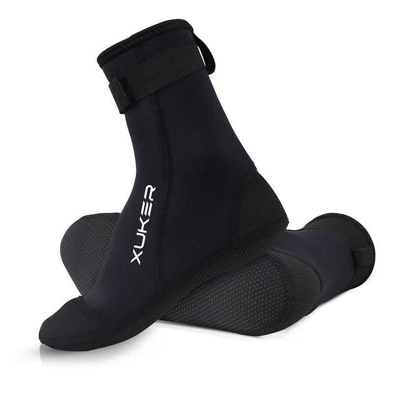 XUKER Neoprene Water Socks 3mm, Sand Proof Beach Volleyball Socks Diving Socks for Outdoor Water Sports - Image 1